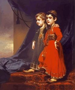 Kikpatrick Children George Chinnery paint by number