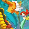 King Triton Ariel paint by number