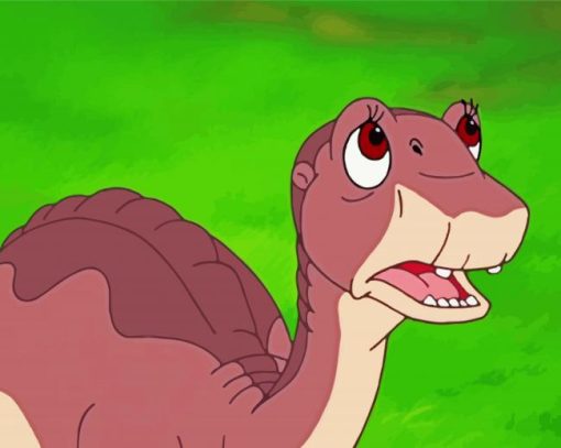 Littlefoot Character paint by number