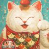 Maneki Neko The Lucky Cat Paint by number