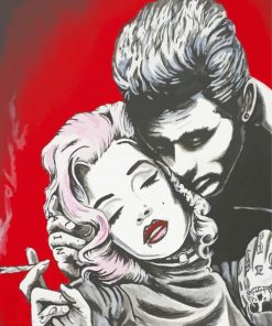 Marilyn And Dean Art paint by number