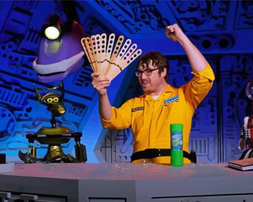 Mystery Science Theater Paint by number