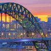 Newcastle Upon Tyne Bridge paint by number