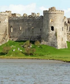 Pembroke Castle Tenby Pembs paint by number