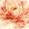 Pink And Gold Abstract Flower paint by number