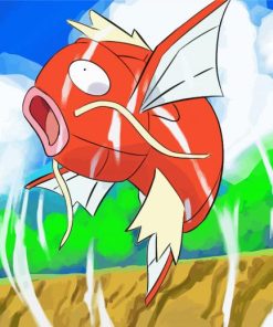 Pokemon Magikarp paint by number