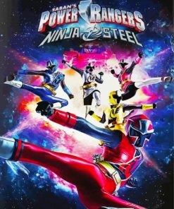 Power Ranger Ninja Steel paint by number