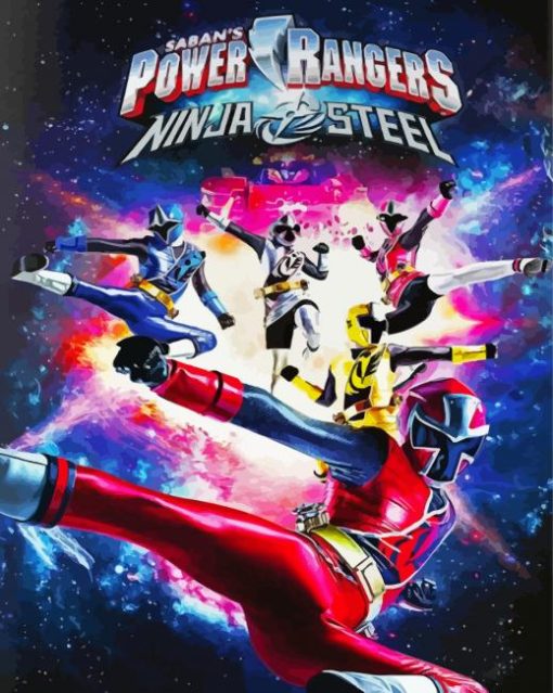 Power Ranger Ninja Steel paint by number