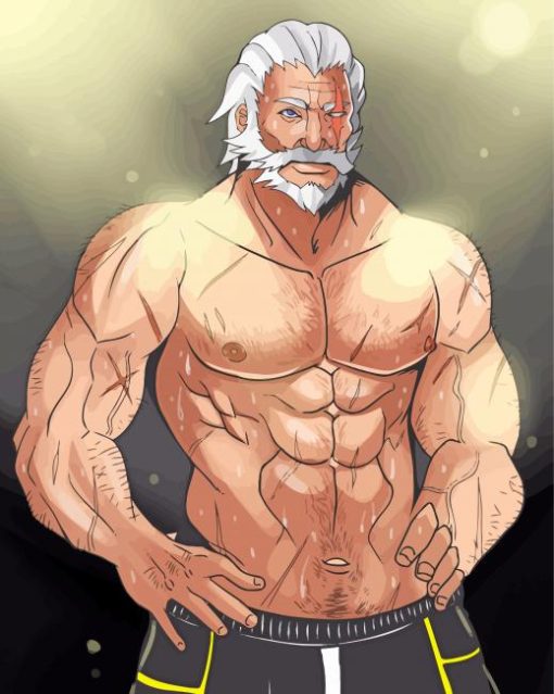 Reinhardt Overwatch Paint by number