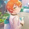 Rin Hoshizora Anime Girl paint by number