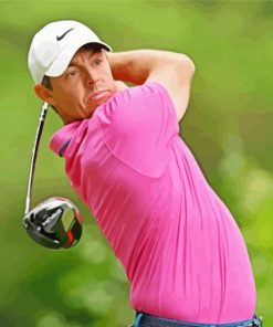 Rory McIlroy Golf Player paint by number