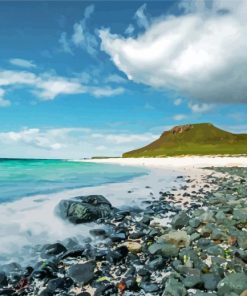 Scotland Coral Beach paint by number