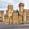 Sirmione Scaligero Castle paint by number