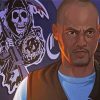 Sons Of Anarchy Happy Lowman Paint by number