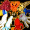 Tailed Beasts Anime Paint by number