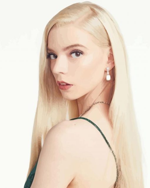 The Beautiful Anya Taylor Joy paint by number