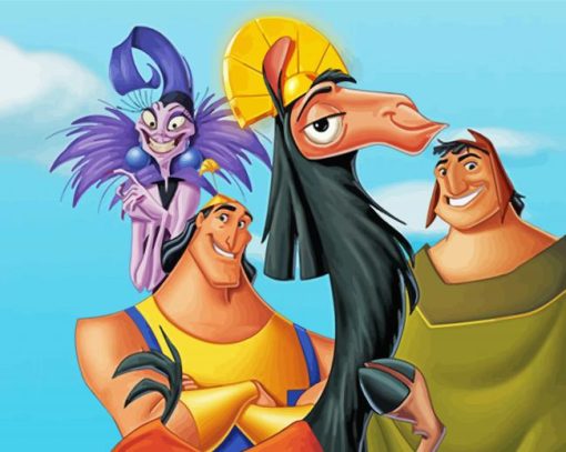 The Emperors New Groove Animation Paint by number