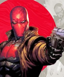 The Red Hood paint by number