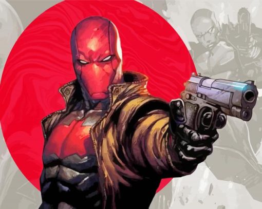 The Red Hood paint by number