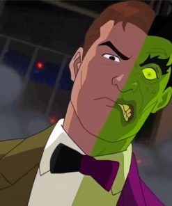 Two Face Batman Art paint by number