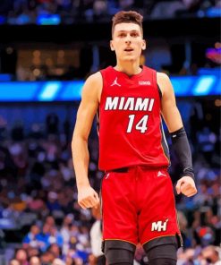 Tyler Herro Miami Heats Player Paint by number