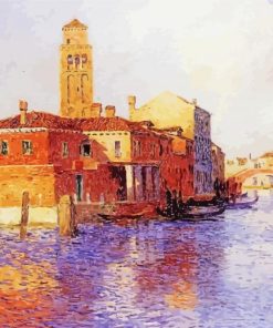 View Of Venice By Ferdinand Du Puigaudeau paint by number