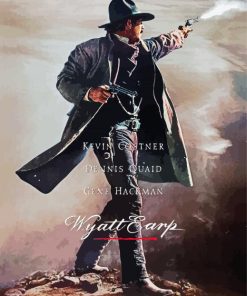 Wyatt Earp Movie paint by number