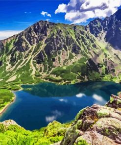 Zakopane Landscape paint by number