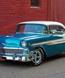 Aesthetic Chevy 56 Paint by number