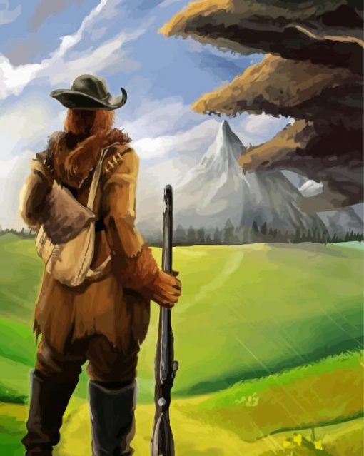 Aesthetic Frontiersman Art paint by number