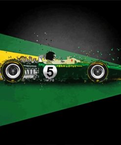 Aesthetic Jim Clark paint by number