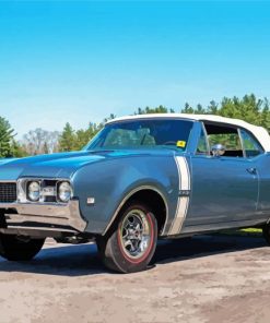 Aesthetic Oldsmobile 442 paint by number