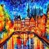 Aesthetic Amsterdam Autumn Art paint by number