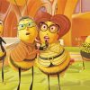 Aesthetic Bee Movie Characters paint by number