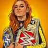 Becky Lynch Art Paint by number