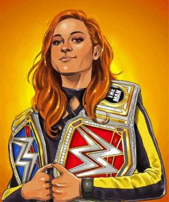 Becky Lynch Art Paint by number