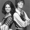 Black And White Donny And Marie paint by number