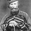 Black And White Giuseppe Garibaldi Paint by number