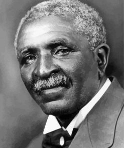 Black And White Washington Carver paint by number