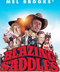 Blazing Saddles Movie paint by number