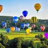 Colorful Hot Air Balloons Bristol Paint by number