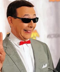 Cool Pee Wee Herman paint by number