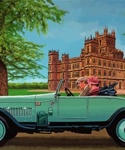 Couple In HighClere Castle paint by number