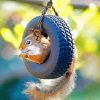 Cute Squirrel In Tire Swing paint by number