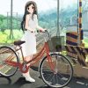 Cute Girl Bicycle paint by number