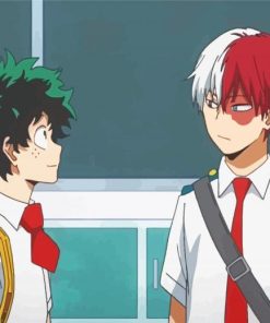 Deku And Midoriya Todoroki paint by number