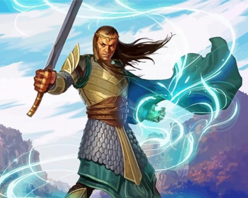 Elrond Character paint by number