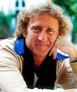 Gene Wilder paint by number