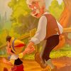 Geppetto And Pinocchio paint by number