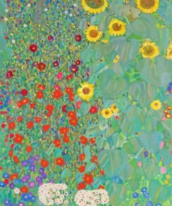 Gusta Klimt Flowers Art Paint by number